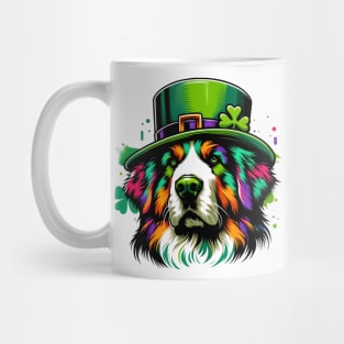 Braque Francais Pyrenean Revels in Saint Patrick's Day Mug